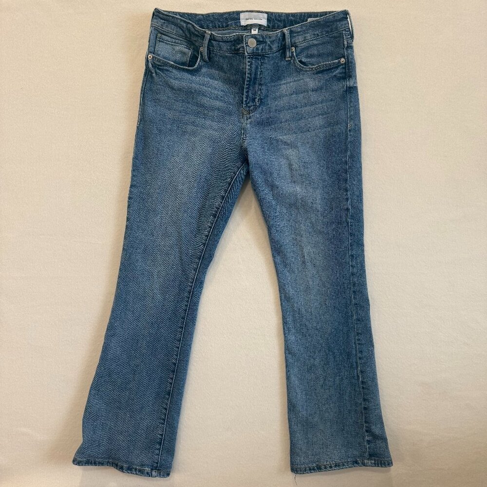 Dear John Jeans Women's 30 (Fits 32x29) Blue Jaxtyn Bootcut High Rise Denim